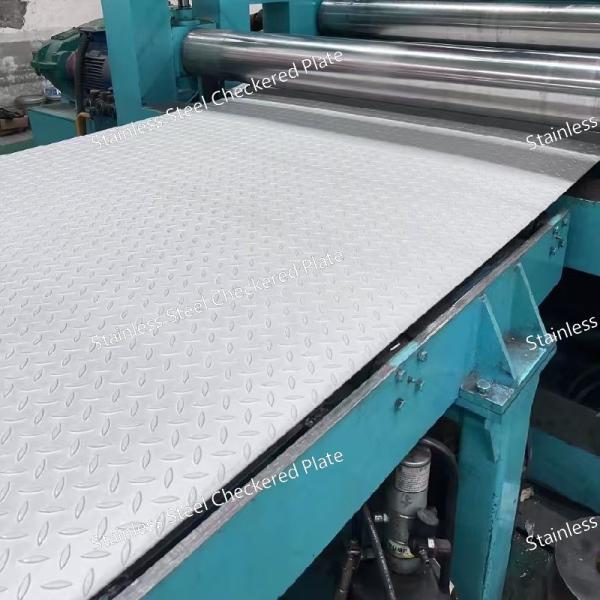 201 304 316L Stainless Steel Checkered Plate / Pattern Plate / Anti Slip SS Plate