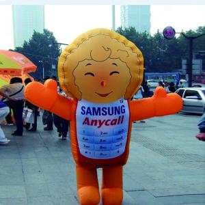 Cheap Giant Inflatable Cartoon Mascot Customized Oxford Cute Advertising wholesale