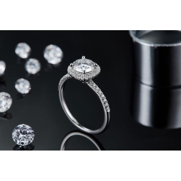 Square Cut Bridal Women Moissanite Square Diamond Gold with Silver Romantic Wedding Ring