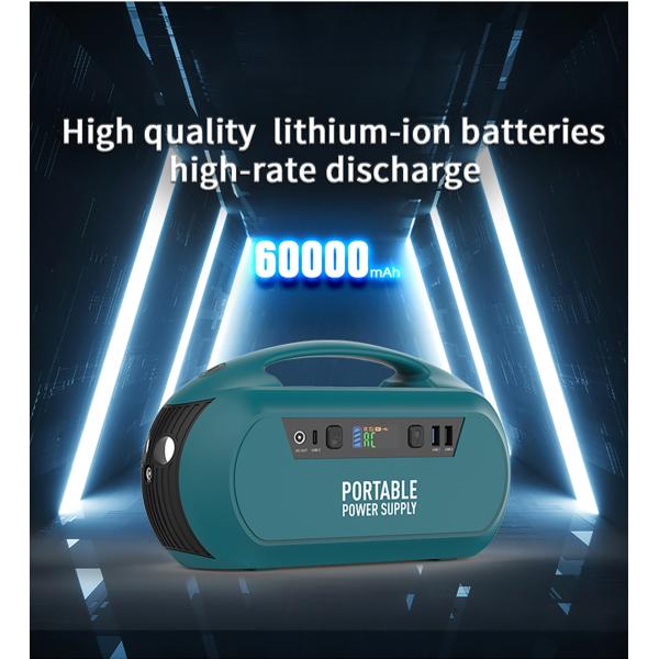 Home Portable Generator Power Station 100W 148wh Solar Power Generator For Camping