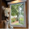 Modern Soundproof Aluminum Side Hinged Window With US / EU Standard for sale