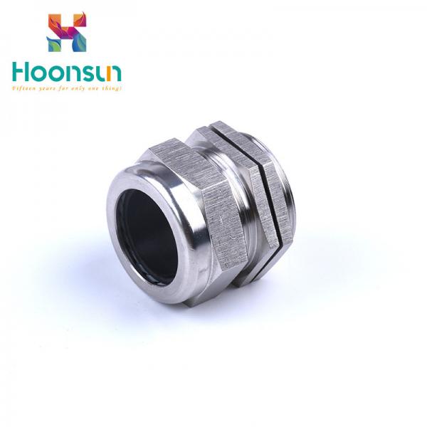 Quality Metric Thread Stainless Steel Cable Gland , Explosion Proof Cable Gland Water Resistance for sale