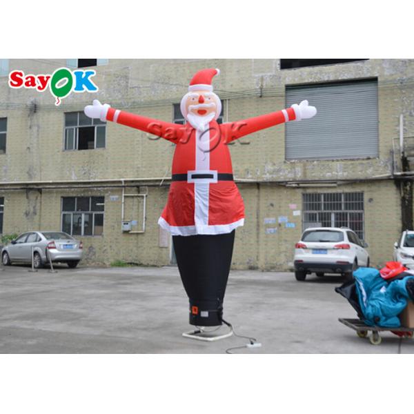 Inflatable Wacky Waving Tube Man Bauble Advertising 10m Inflatable Christmas Air Dancer