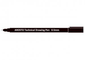 Cheap Black Pigment Ink PP Technical Drawing Pens for Sketching or Writing Waterproof wholesale