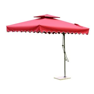 China Oxford Polyester Cantilever Garden Parasols , Tilting Rectangular Patio Umbrellas on sale