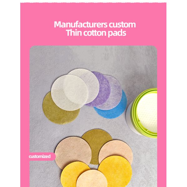 Cotton Rounds Cotton Pads for Face Disposable Makeup Removal Facial Premium Toner Pads Soft Face Nail Cleansing Pads