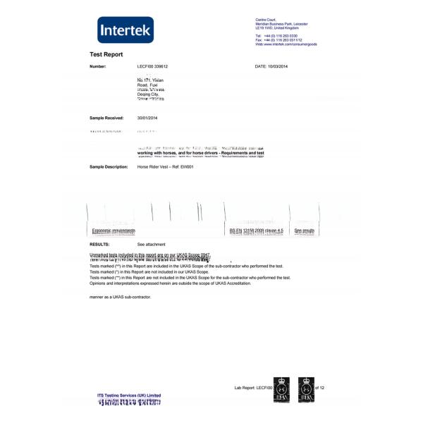 Body Protection Equestrian Jacket for Safe and Comfortable Horse Riding Enthusiasts