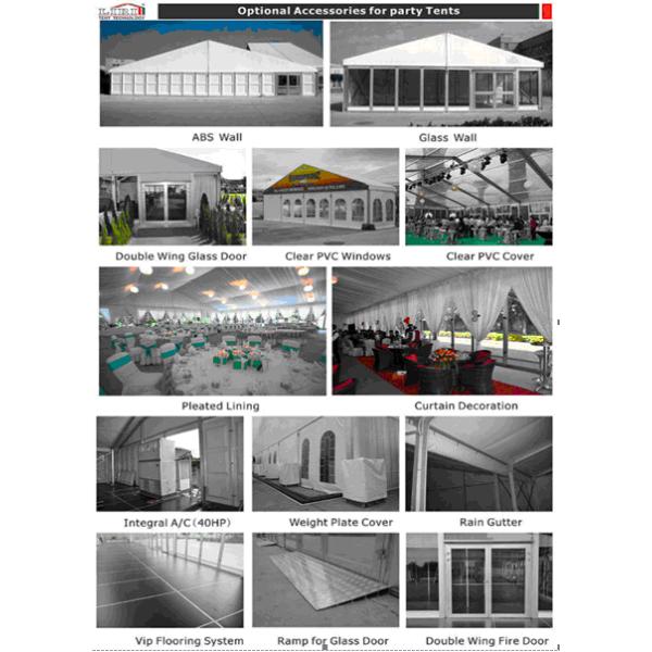 Transparent Outdoor WeddingTent / Ceremony Tents For Luxurious Wedding Events