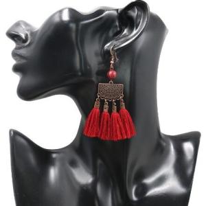 Buy cheap Fashion Bohemian Tassel Earrings Drop Earrings from wholesalers