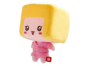 China Big Head Girl Plush Stuffed Doll on sale