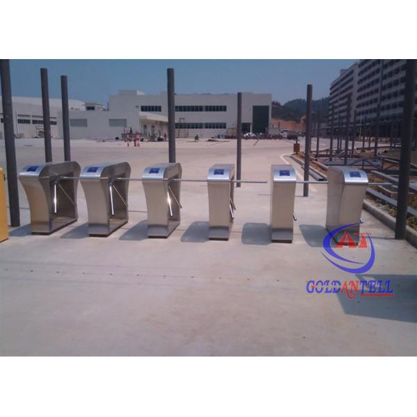 Quality Unique Access stainless steel turnstiles , pedestrian turnstile gate Anti retrograde for sale