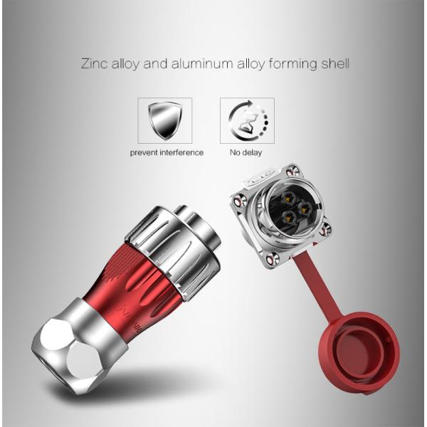 M24 Electrical 3 Pin Industrial Waterproof Power Connector IP68 Waterproof Connector