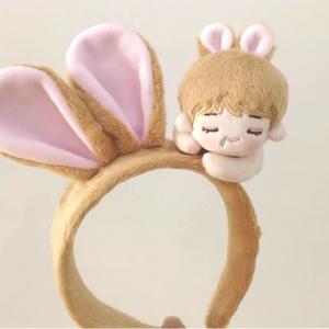 Three Dimensional Plush Cute Face Wash Headband