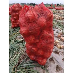 Cheap PP Drawstring Mesh Netting Bags Vegetables Packing Onion Potatoes wholesale
