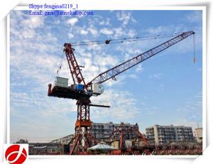 China competitive price luffing jib 10t verified tower cranes for India on sale