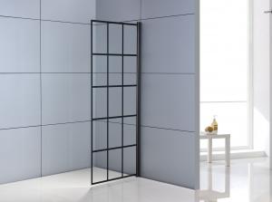 Cheap Aluminum Frame Bathroom Shower Sliding Glass Doors 6mm wholesale