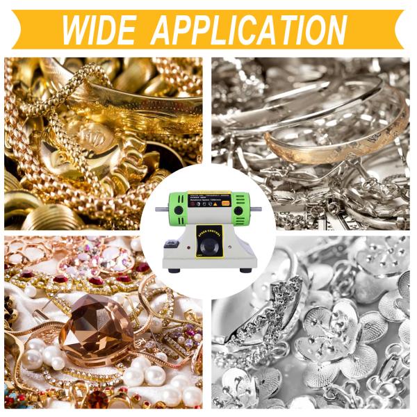 Tooltos 3109 Jewelry Polisher Bench Buffer Grinder Machine With Accessories Multi Function Benchtop Polisher