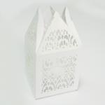 Customized Pantone Color 2012 individual White Laser Cut Cupcake Wrappers cups