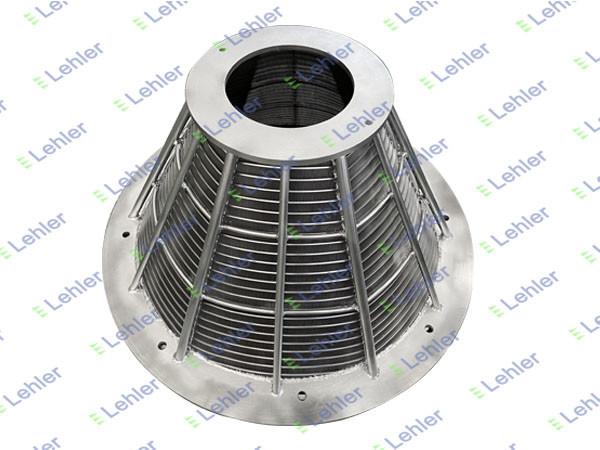 Quality 0.25mm Slot Centrifuge Ss304 Conical Sieve Basket for sale