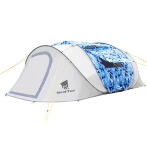 Cheap Camouflage 6 Person L360cm Pop Up Camping Tent wholesale