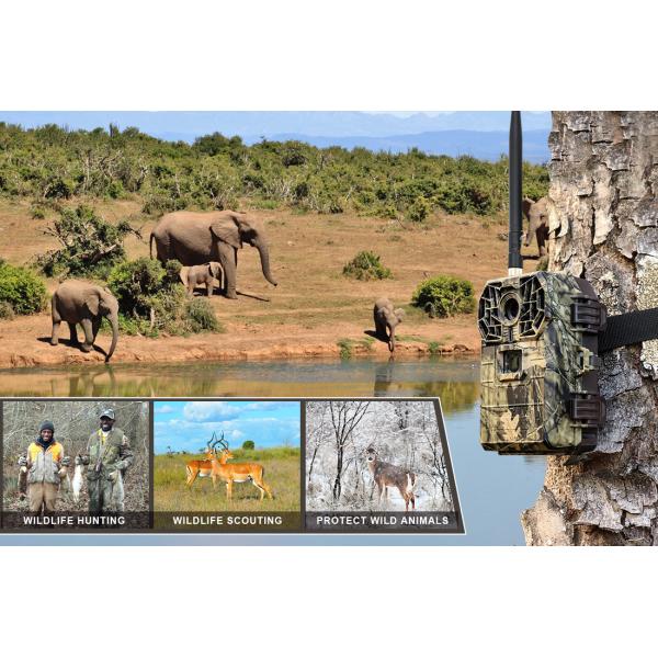 32MP 4K 1080P FHD IP66 Waterproof Trail Cam 2.0in Screen 4G Game Camera