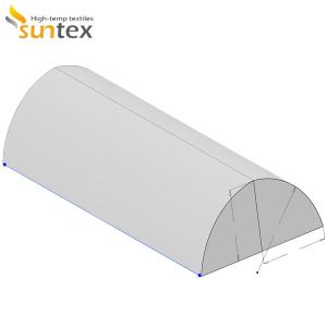 China Heat Resistant Fireproof Fiberglass Fabrics Hangars Tent on sale