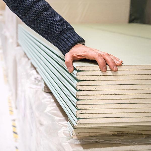 4 X 8ft 15mm Moisture Plasterboard Water Resistant Green Color