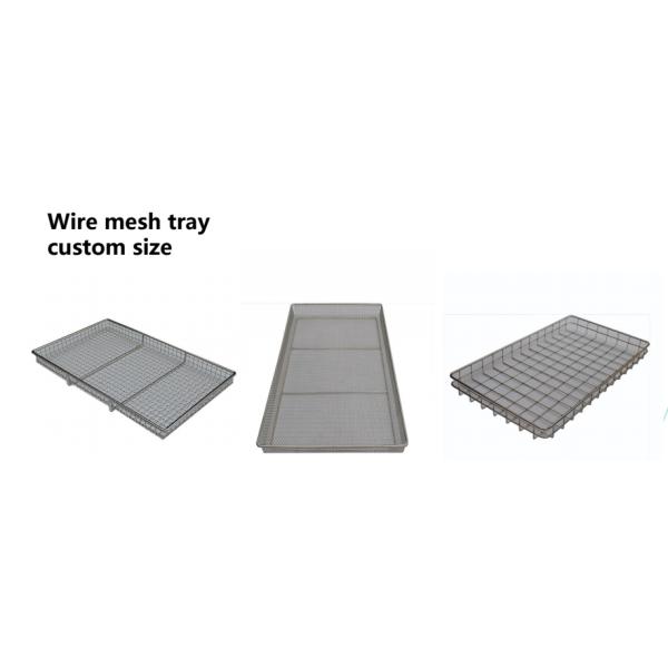 304 316 316L Stainless Steel Mesh Tray For Dehydration Plain Weave