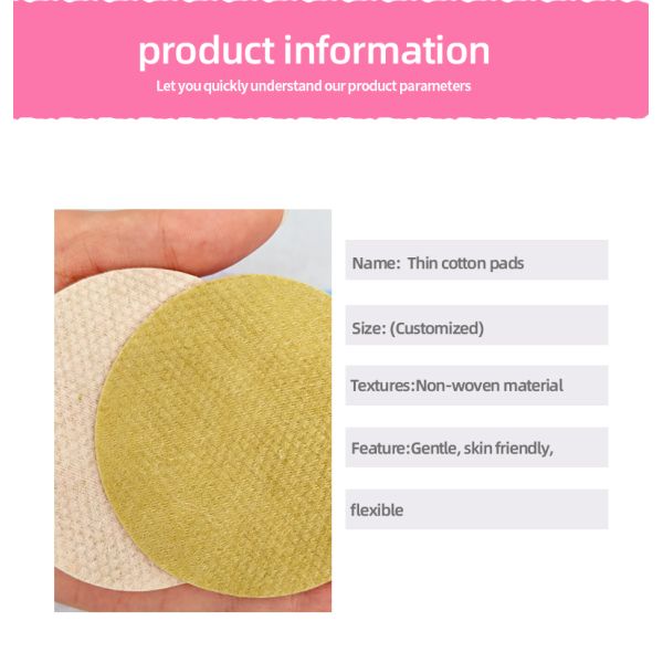 Cotton Rounds Cotton Pads for Face Disposable Makeup Removal Facial Premium Toner Pads Soft Face Nail Cleansing Pads