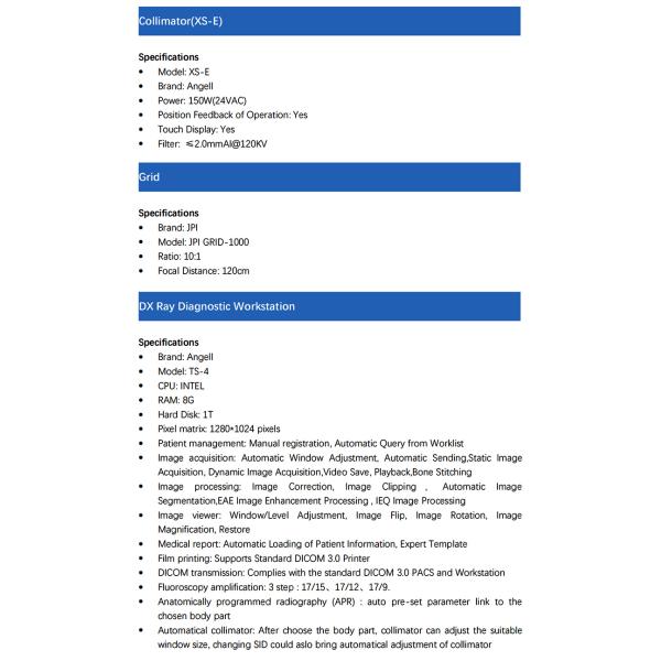 140KHU Radiography X Ray Equipment 2800r/Min High Frequency