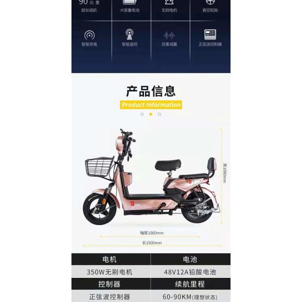 ELECTRIC VEHICLE NEW NATIONAL STANDARD ELECTRIC VEHICLE EXPORT FASHION DURABLE PORTABLE TWO-WHEELED ELECTRIC BICYCLE