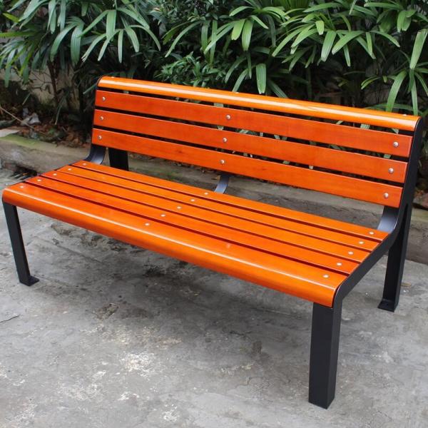 Modern Solid Wood Outdoor Bench Solid Timber Bench 1400mm 1800mm Long