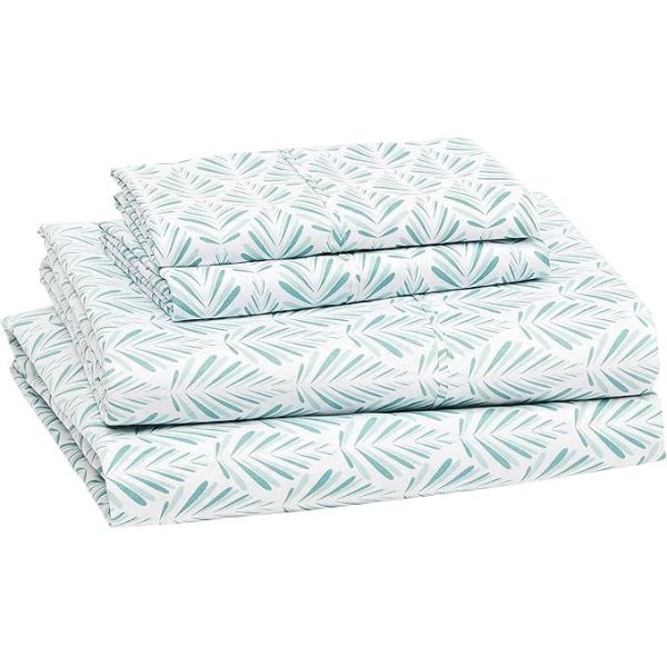 Lightweight Super Soft Comfortable Microfiber Bed Sheet Set with 14-Inch Deep Pockets,Printed