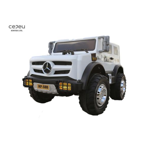 White Center Control Mercedes Benz Children'S Electric Car 4 Year Old Licensed