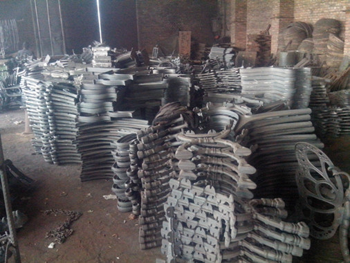 OEM Cast Iron Patio Park Bench Legs Outdoor Furniture For Street