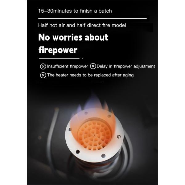 Industrial Automatic Espresso Coffee Roasting Machine 60kg Coffee Bean Roaster Machine