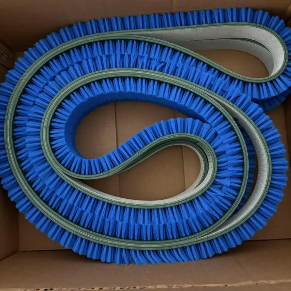 Durable Heavy Duty Nylon Belt Brush Food Conveyor Cleaning Brush customized