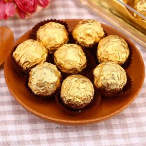 Premium Truffle Chocolate Box Set Holiday Gift Gold Chocolate Balls