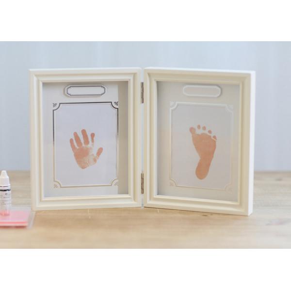 Colorful Unique Baby Handprint Kit Home Decoration Footprint Photo Frame For Newborn