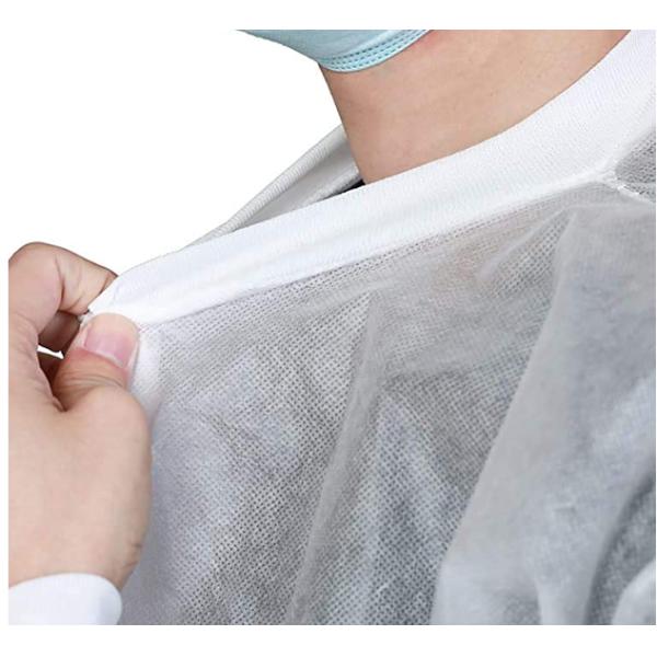 Lightweight Durable Disposable Lab Gown Breathable Anti Dust For Hospital