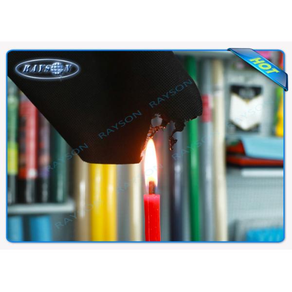 UK Standard Bs5852 Black Flame Retardant Furniture Non Woven Fabric For Sofa / Mattress Black / White / Grey