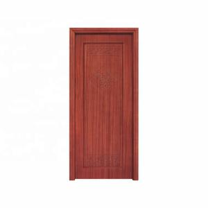 China Single Panel Carving PVC Wooden Doors Internal Crackproof ISO9001 on sale