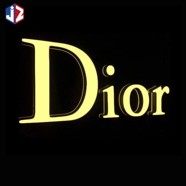 AC 100V-240V Custom Acrylic Letters Eco Friendly Backlit Shop Sign