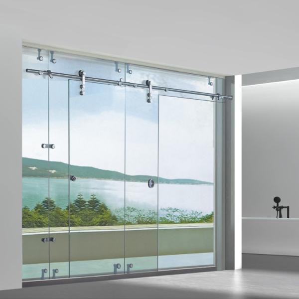 Sliding Glass Shower Door Rollers SUS304 Material For Office And Hotel
