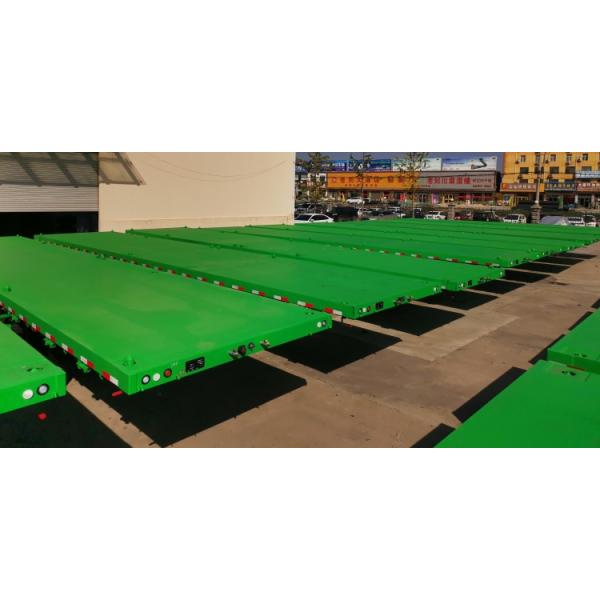 60/70/80 Ton Payload CIMC Trailers for Sale 3 Axle 40/45Ft Flatbed Semi Truck Trailer