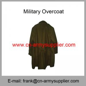 Cheap Wholesale Cheap China Military Wool Acrylic Army Police Long Great Coat wholesale