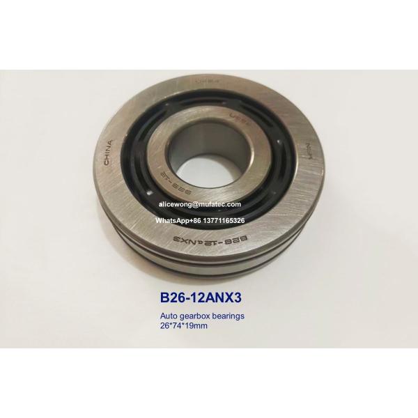 B26-12ANX3 B26-12 auto bearings nylon cage ball bearings with snap rings 26x74x19mm