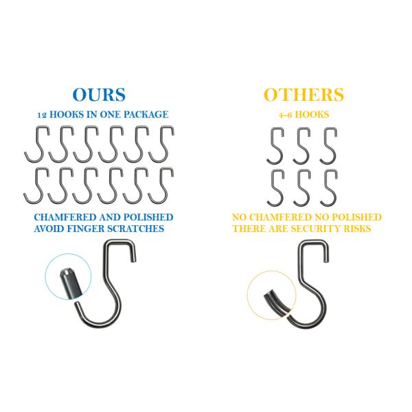 Modern Kitchenroom Block Tube Stainless Steel Magnetic Knife Holder with Hanger Hook