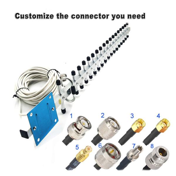 2400-2500mhz V.S.W.R ≤1.2 Outdoor Wireless 5GHz WiFi Power 20 Meter M5 Beam Antenna