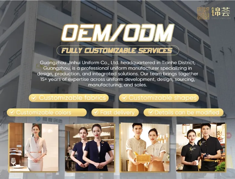 Breathable Long Sleeve Room Attendant Workwear with Stain-Resistant Fabric for 5-Star Hotels